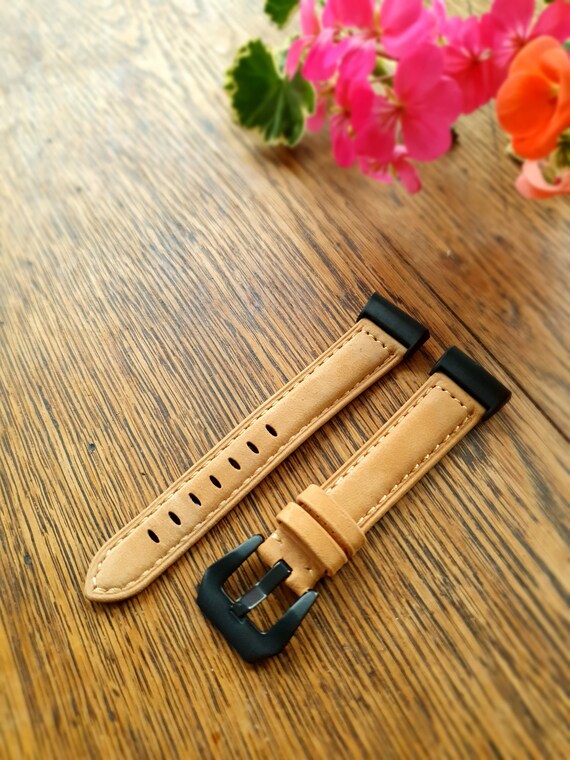 For Fitbit Charge 4 Charge 3 Band Genuine Luxury Leather Replacement Wristband Etsy UK