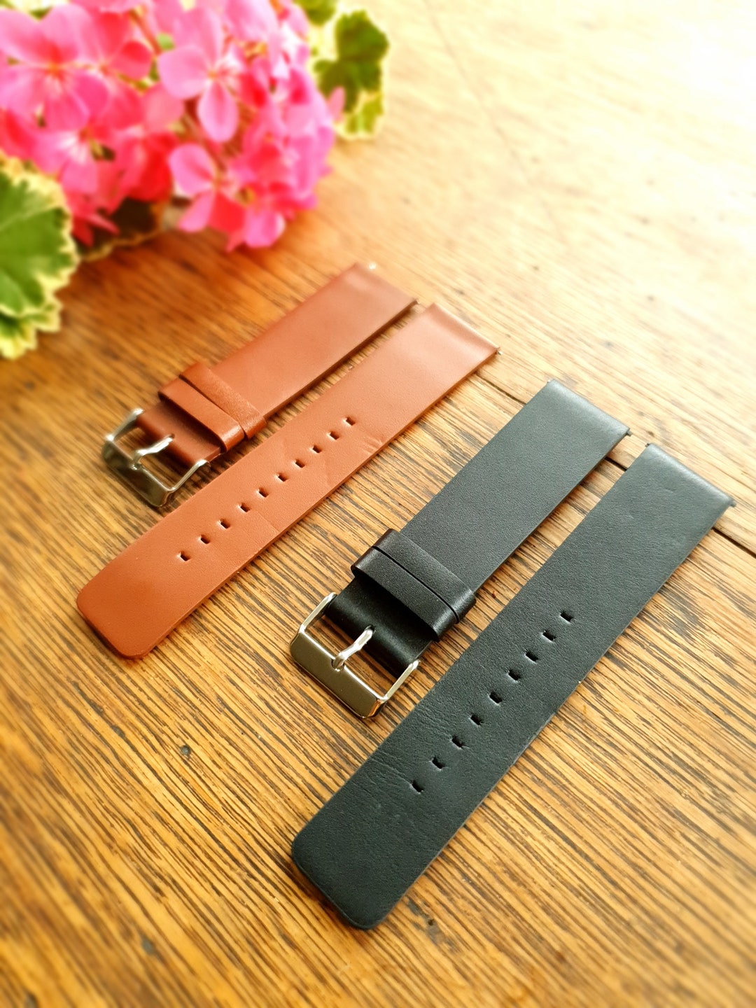For Fitbit Versa 2/versa/versa Lite Band Genuine Leather Etsy