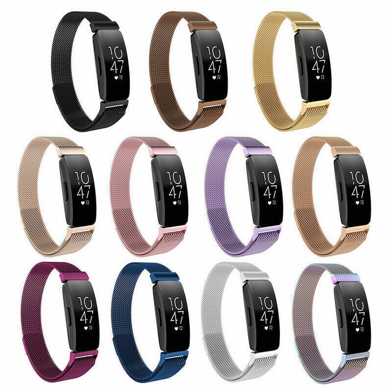 For Fitbit Inspire/Inspire HR Stainless Steel Milanese Magnetic Band Wrist Strap For Fitbit Inspire/Inspire HR Stainless Steel Milanese Magnetic Band Wrist Strap
