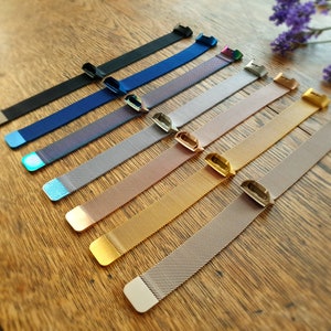 for Fitbit Charge 4 & Charge 3 Replacement Strap Milanese Wrist Band Stainless Steel Magnetic
