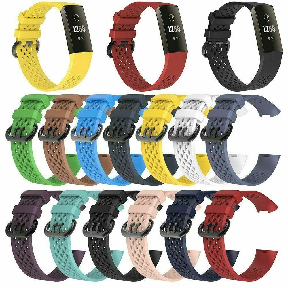 Ersatz Elegant Muster Band Für Fitbit Charge 3 Sichere Band Metall Schnall Ersatz Elegant Muster Band Für Fitbit Charge 3 Sichere Band Metall Schnall