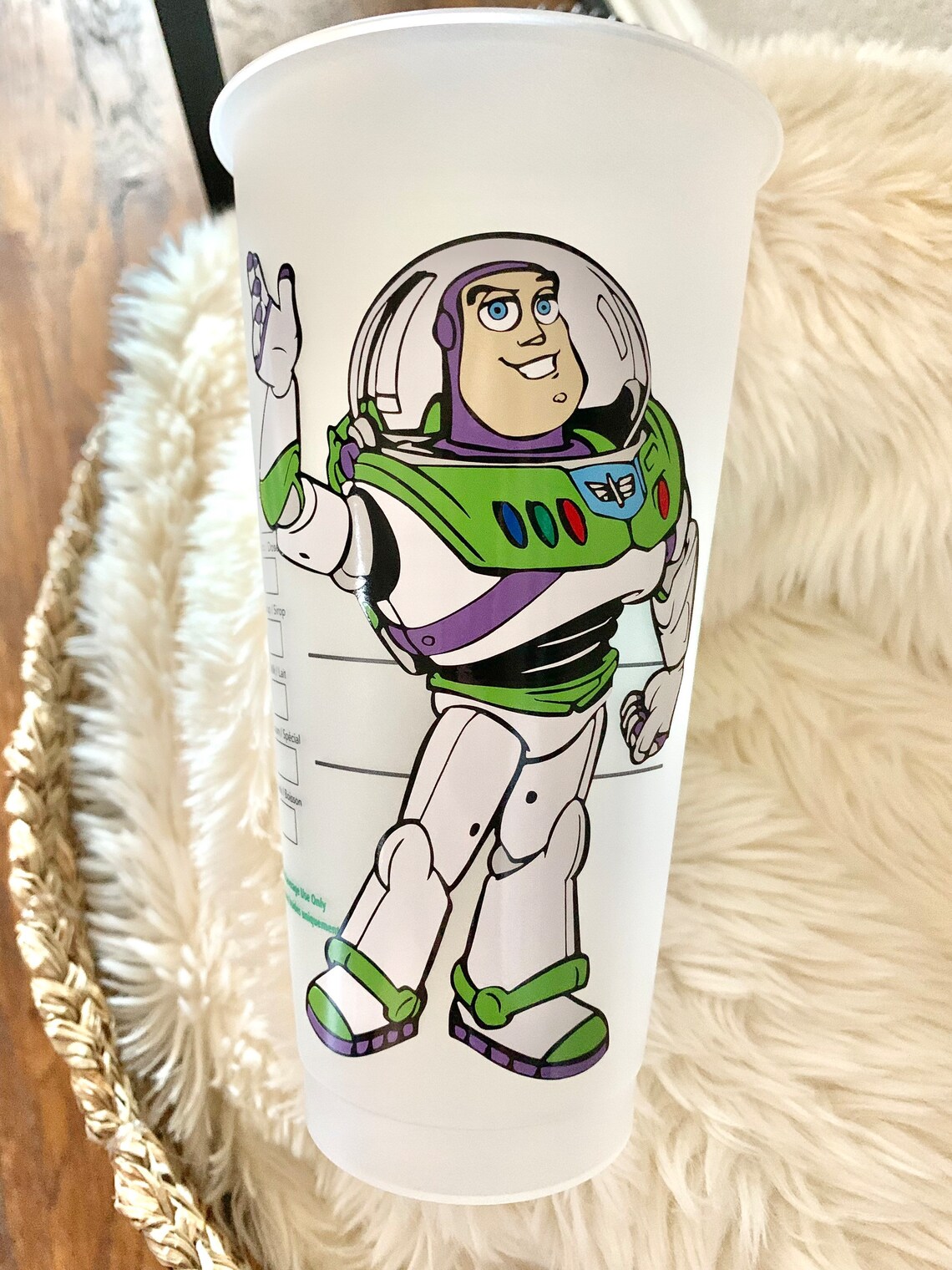 Buzz Lightyear Starbucks Cup.