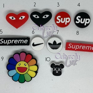 supreme croc pins