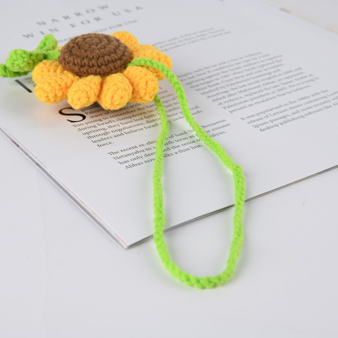 Crocheted Flower Car Ornaments Car Rear View Mirror Pendant Etsy