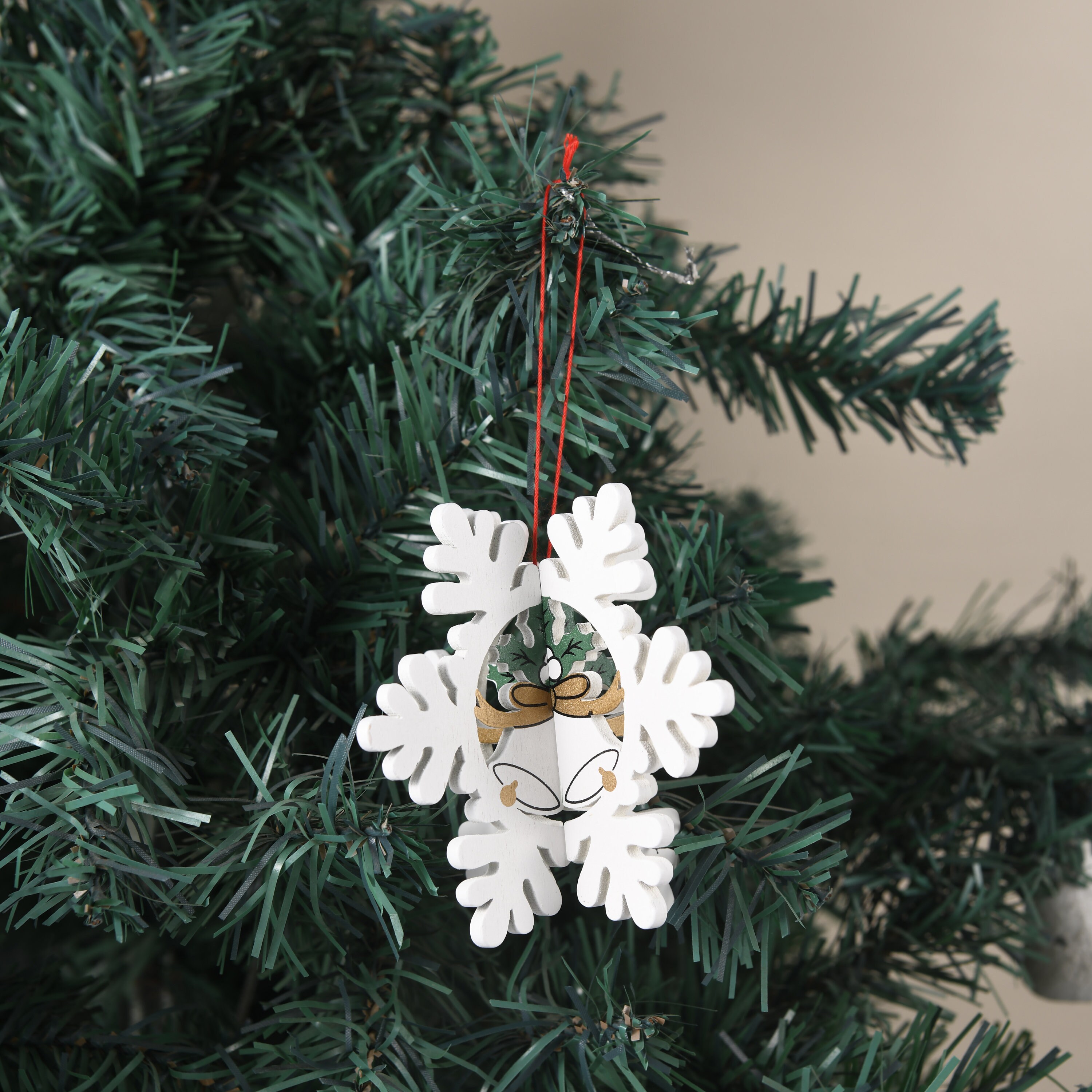 3D Christmas Tree Ornaments Wooden Christmas Ornament Etsy