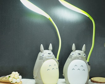 Totoro Gift, My Neighbor Totoro Anime Night Light, LED Desk Lamp, Table Lamps, Cute Studio Ghibli Gift, Room Decor, Mother's Day Gift