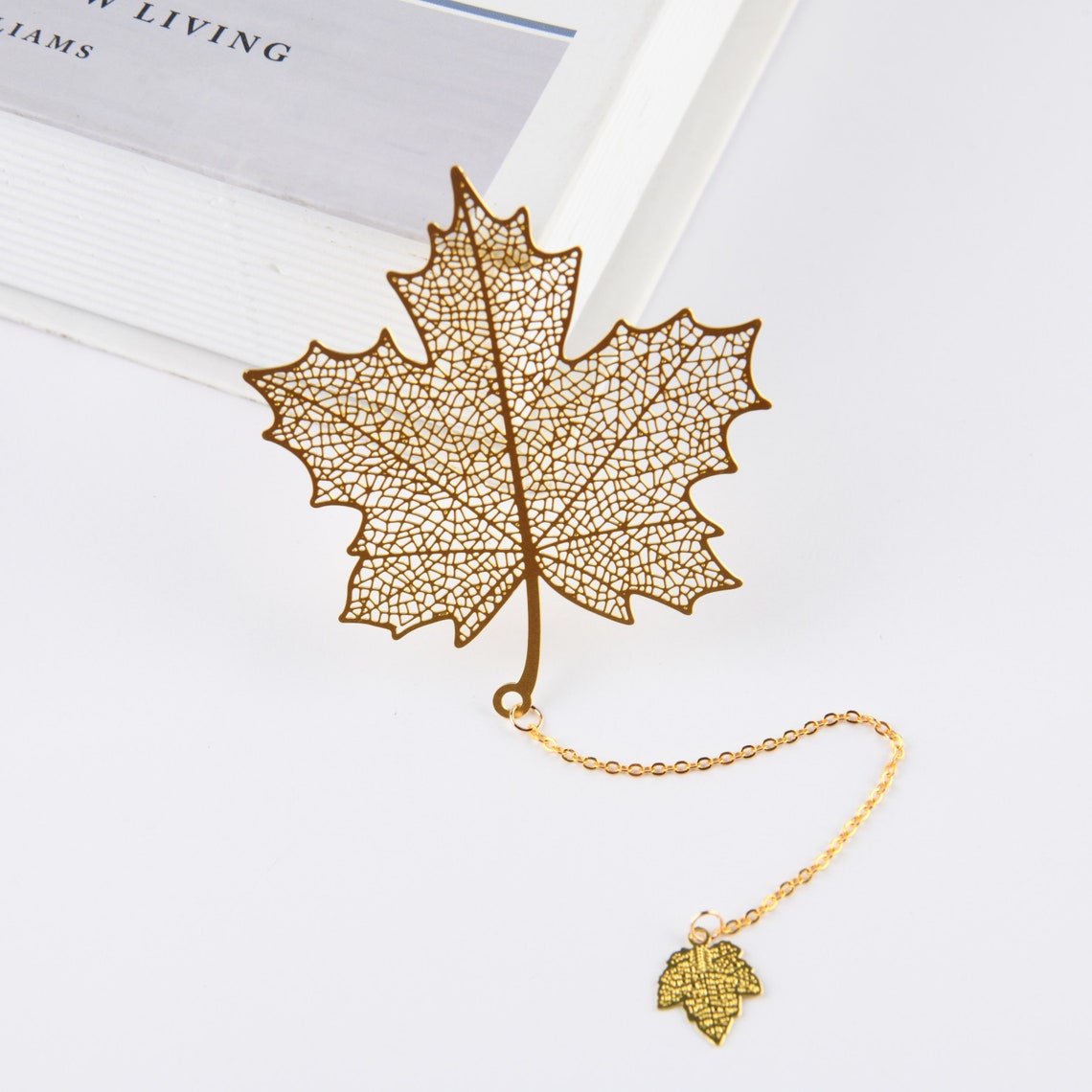 Metal Maple Leaf BookmarkPendant BookmarkJapanese Etsy