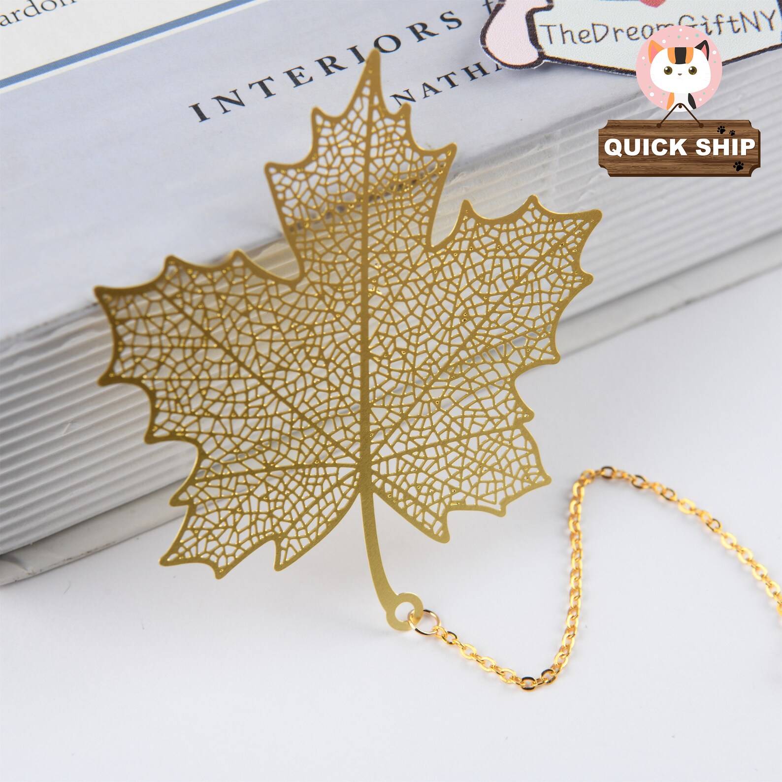 Metal Maple Leaf BookmarkPendant BookmarkJapanese Etsy