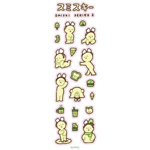Smiski Sticker Sheets | Cute Funny Gift Stationery Journaling Scrapbooking Planner Vinyl Series 2