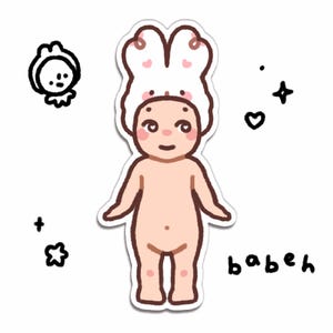 Sonny Angel Bunny Sticker | Cute Gift