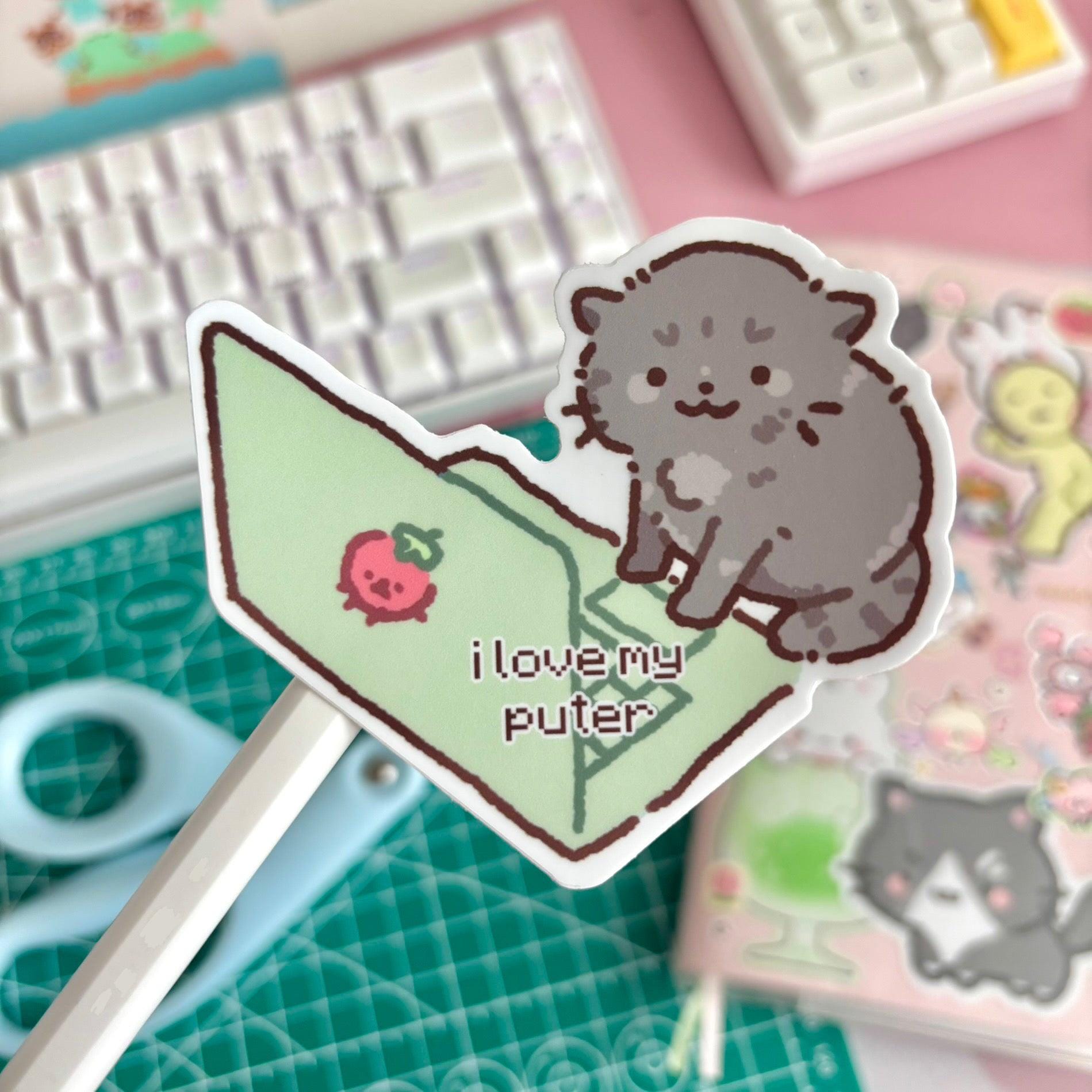 Cat Meme Stickers 3 | Vinyl Waterproof Cute Funny Gifts - Etsy