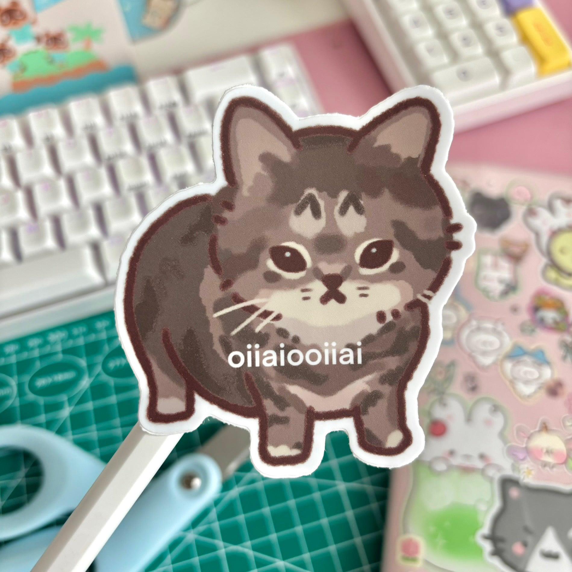 Cat Meme Stickers 3 | Vinyl Waterproof Cute Funny Gifts - Etsy