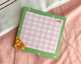 Picnic Blanket Memo Pads | Cute Sticky Notes