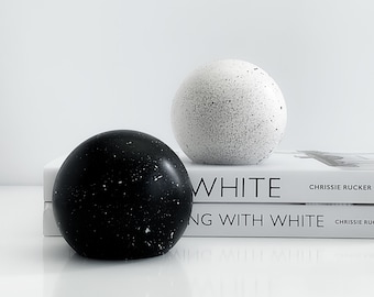 Sphere Ornament Modern Home Decoration. Coffee Table Decor.