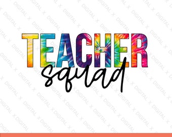 Download Teacher Squad Svg Etsy