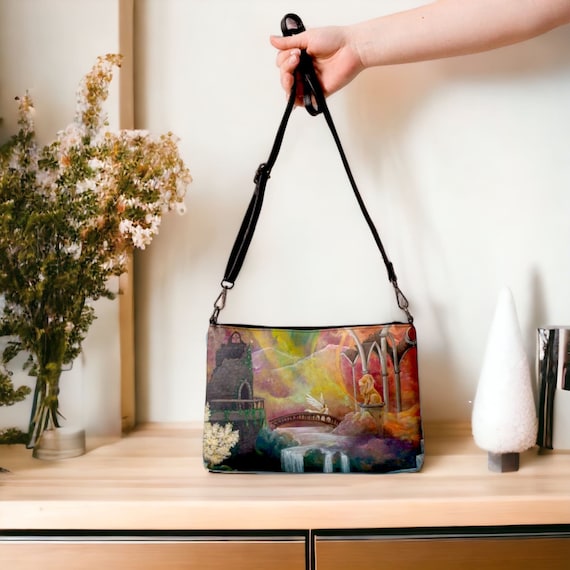 Borsa a tracolla in pelle vegana Kingdom Come Design di Sarah