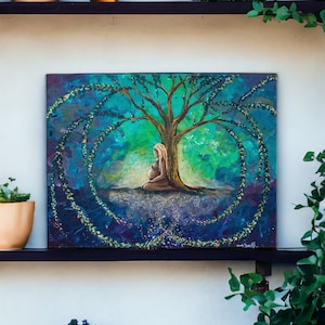 The Birth of a Mother - Original Painting
