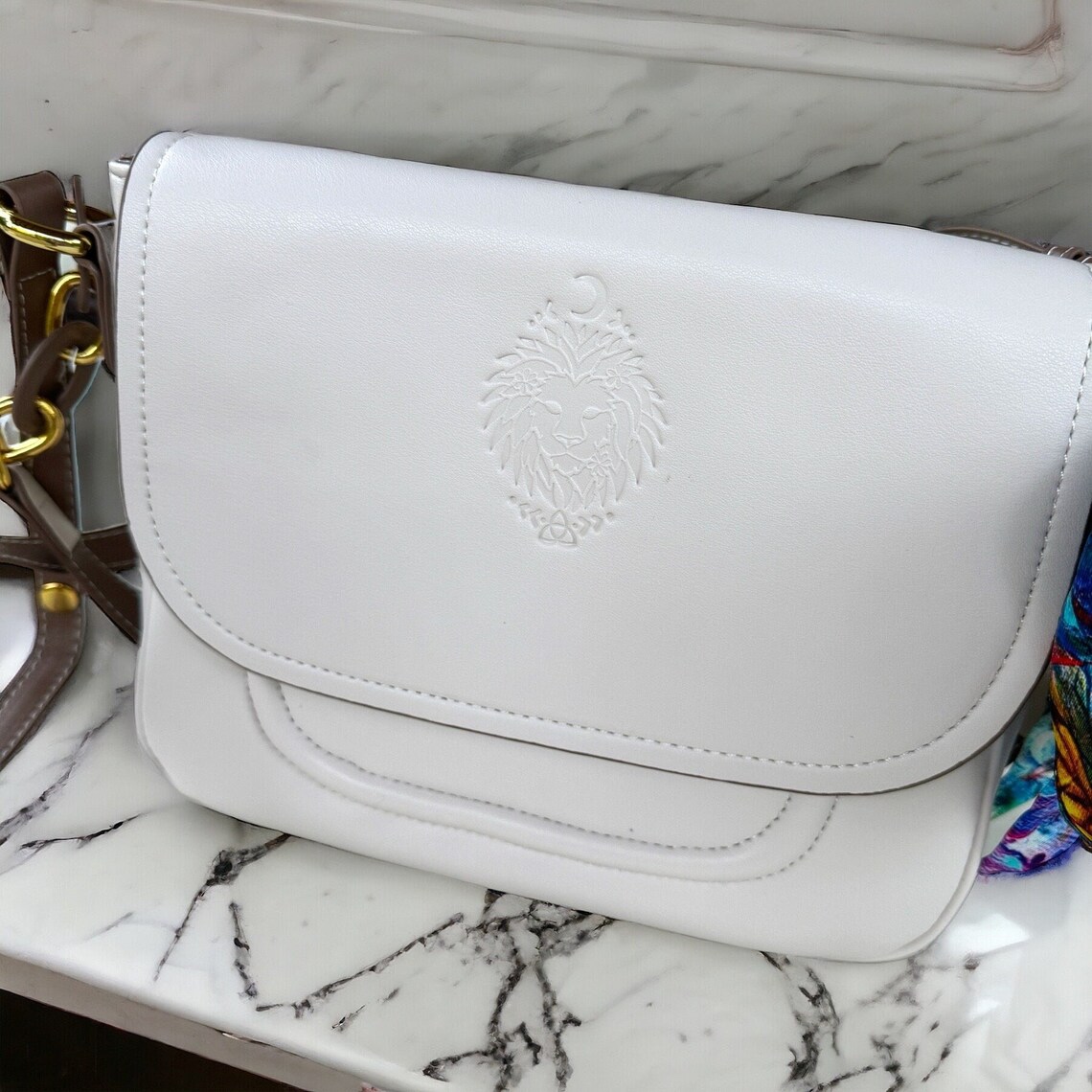 The Behold Collection Genuine Leather Crossbody Bag main image 0