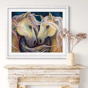 Wild and Free horse fine art poster print