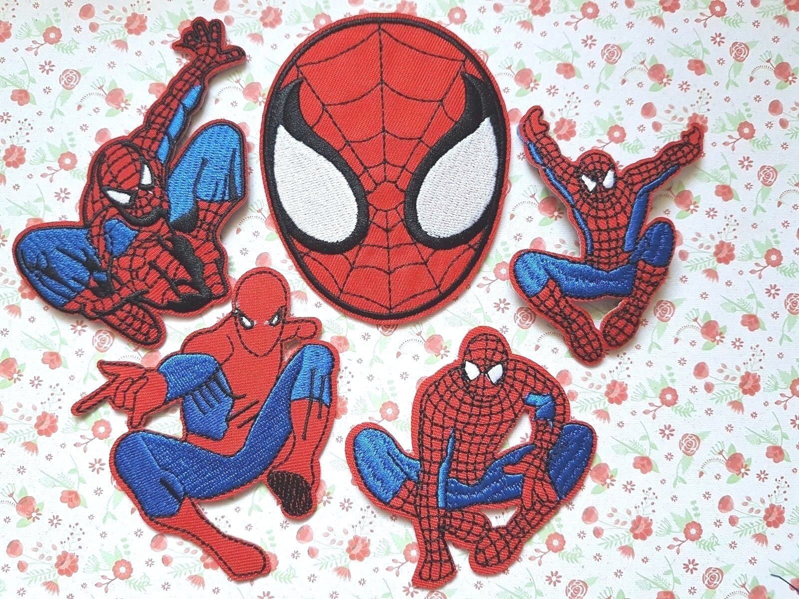 The Amazing Spiderman Iron-On Patches for Clothing DIY Sew On