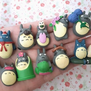CONJUNTO de 10 Kawaii Cartoon Anime Resina Flatback Cabochão Enfeite Artesanato Decoden Bow Charm Jóias DIY UK (Sem Gancho)
