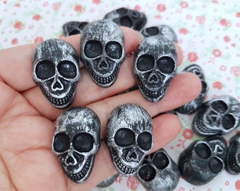 5/10 Halloween Horror Movie Clown Skull Gothic Flatback Resin Cabochon Decoden Craft Card Bow Charm Jewellery DIY UK (NO Hook)