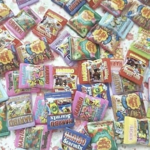 5/10 Fun Sweets Gummy Candy Flatback Resina Cabochão Enfeite Decoden Artesanato Cartão Laço Charme Jóias DIY Reino Unido (Gancho/SEM Gancho)