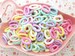 100 Assorted Mix Kawaii Acrylic Plastic Pastel Chain Link for Necklaces Bracelets Jewellery Making DIY UK 