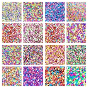 10g/20g Quality Kawaii Faux Mini Fimo Clay Slices Decoden Sprinkles Slime Nail Art Confetti CRAFT UK *NOT Edible*