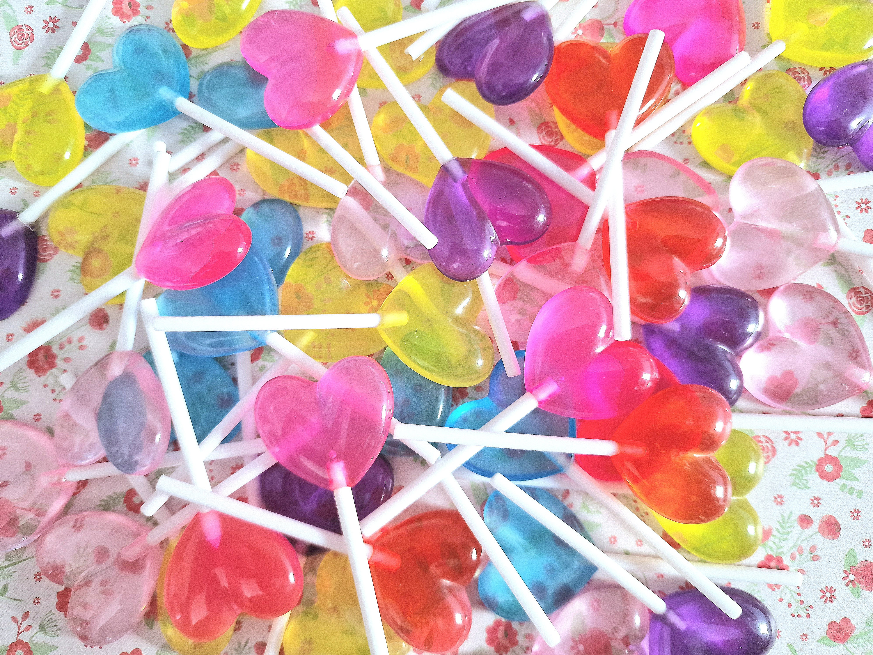 10-pack Swirl Lollipop Charms Bulk Resin Candy Pendant Keychain Dangle  62x30mm