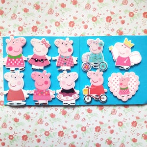 Juego de 4/8/10 adorables adornos de resina plana con forma de cerdo de dibujos animados, cabujón para manualidades, álbumes de recortes, moños para el pelo, bricolaje, Reino Unido