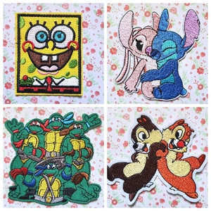 1 x Süße Cartoon Kinder Kinder Bestickter Aufnäher Aufnäher/Bügelbild Aufnäher Aufnäher Applikation DIY Motiv Nähen Applikation Kleidung Badg.
