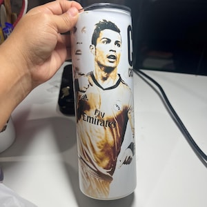 Ronalo 20oz Skinny Becher | Becher Becher | Ronaldo-Fan