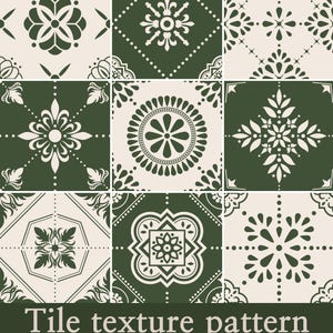 Chic Tile Patterns for DIY Decor 06– Download 9 Seamless Designs for Your Staircase