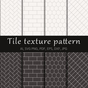 Seamless Tile block Pattern SVG Bundle for Cricut 1 - Digital Downloads & Cut Files