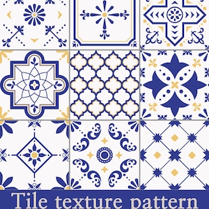 Chic Tile Patterns for DIY Decor 08– Download 9 Seamless Designs for Your Staircase