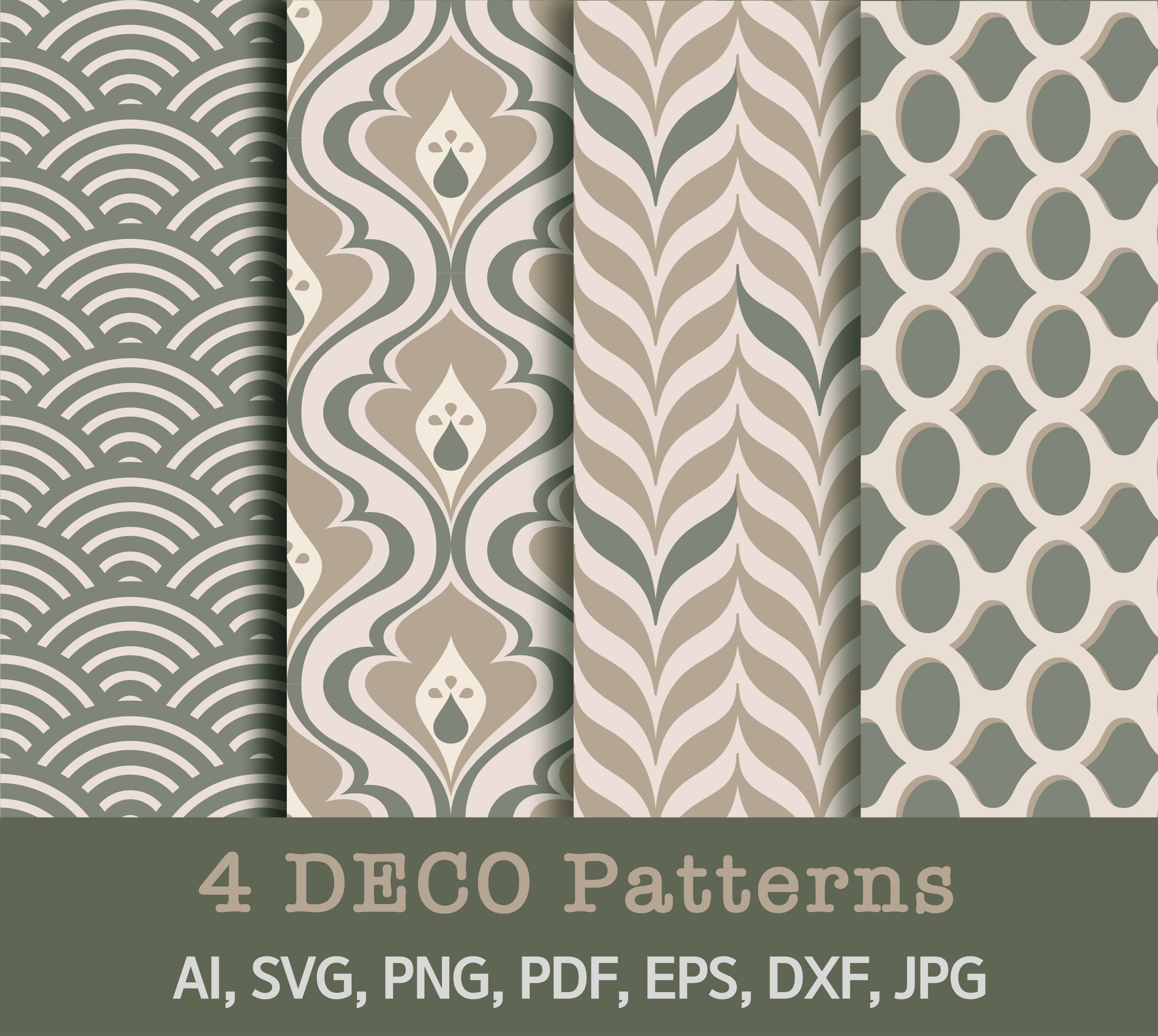 Patterns SVG Bundle, Digital Download, Floral Pattern Svg, Background ...