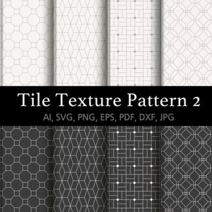 Seamless Tile block Pattern SVG Bundle for Cricut 2 - Digital Downloads & Cut Files