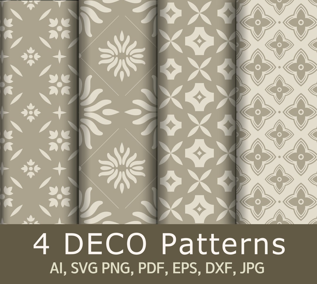 Patterns SVG Bundle, Digital Download, Floral Pattern Svg, Background ...