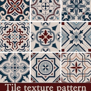 Chic Tile Patterns for DIY Decor 05– Download 9 Seamless Designs for Your Staircase