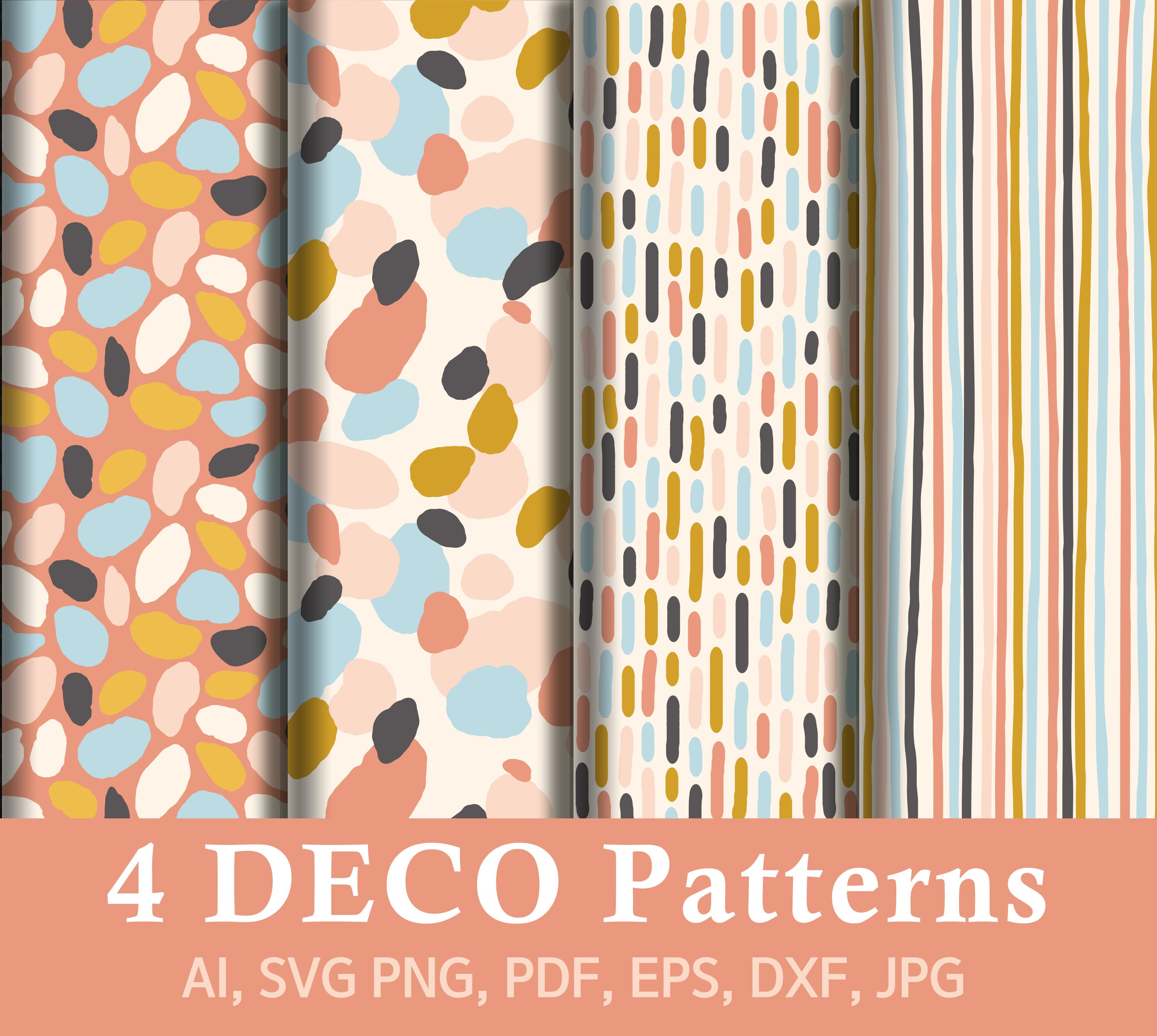 Patterns SVG Bundle, Digital Download, Doodle Pattern Svg, Background ...