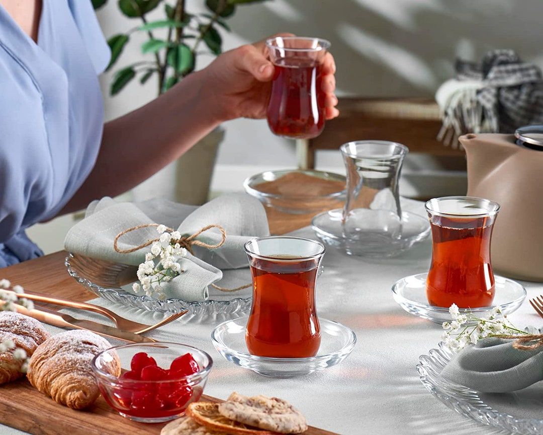 Aazon.co | Refikadan Handade Turkish Tea Glass, Extra Large Tea