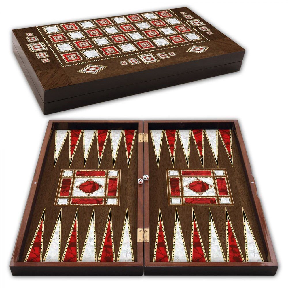 19 Handmade Elegant Backgammon Set Helena Wood Art 