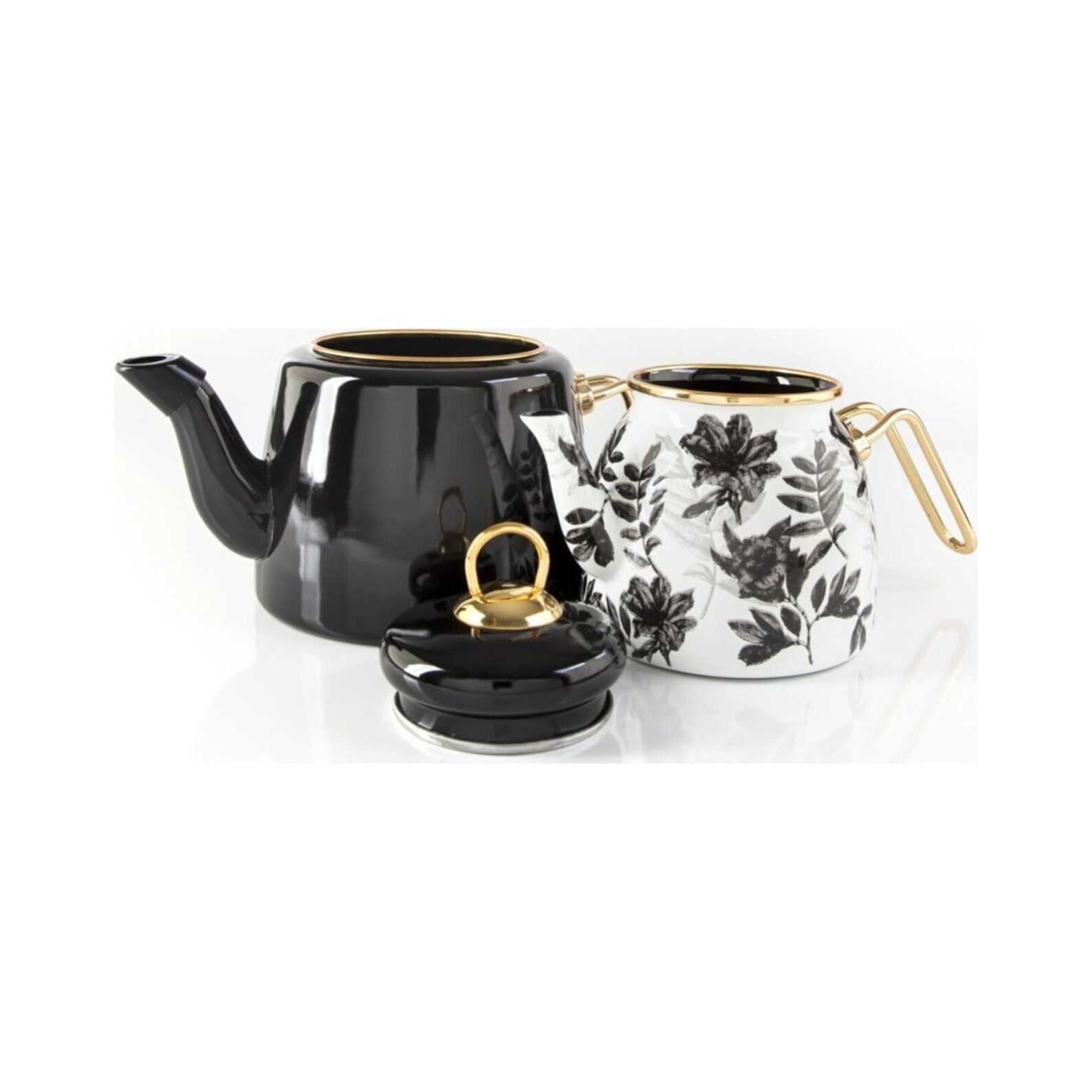 Enamel Teapot Set / Turkish Tea Pot Set Turkish Samovar Tea Etsy