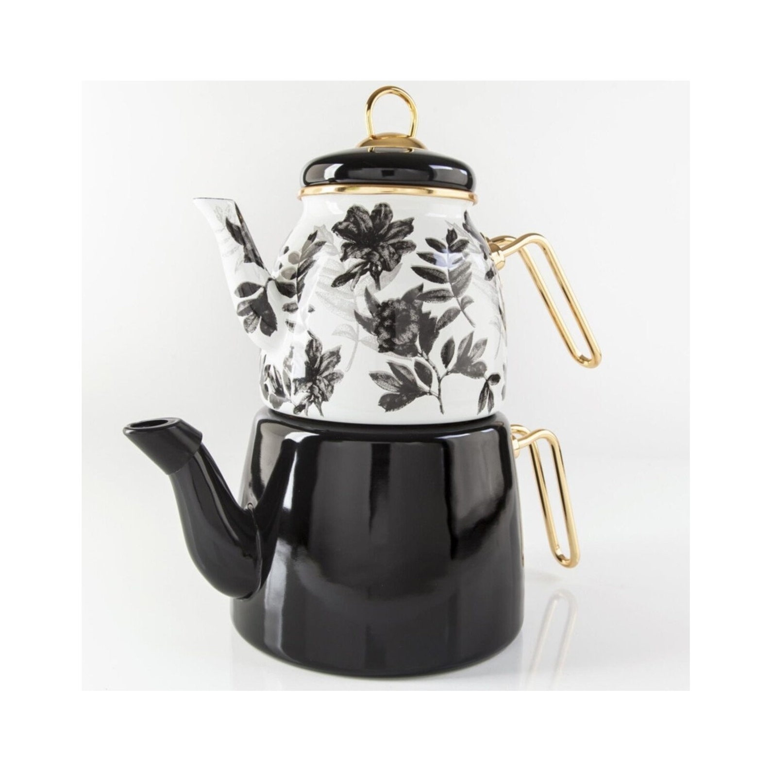 Enamel Teapot Set / Turkish Tea Pot Set Turkish Samovar Tea Etsy