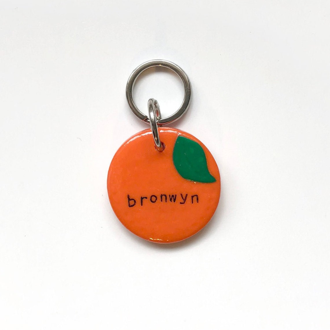 Oranger Hunde namensanhänger Hunde id Tag Hunde id Tag für Etsy