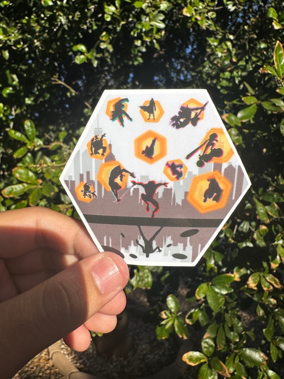 Across the Spider Verse Sticker Miles Morales Sticker Etsy