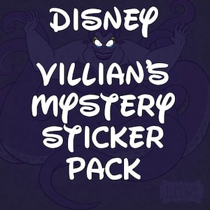 The Happy Planner Disney Villains Value Pack Stickers 322PCS