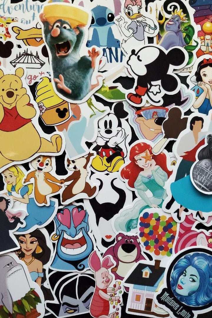 Waterproof stickers Laptop Stickers Disney inspired sticker pack Disney