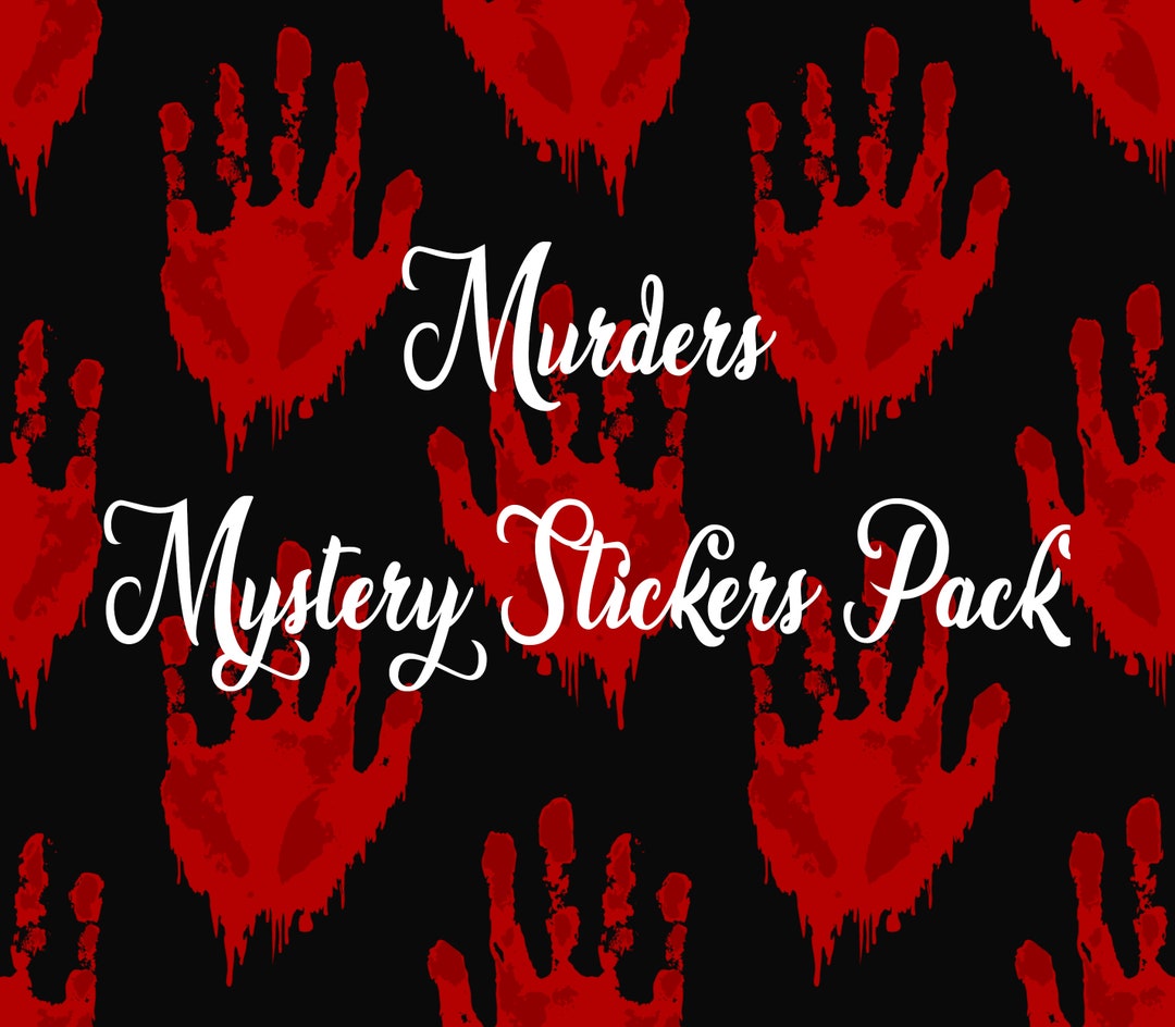 Mystery Grab Bag Murders Killers Stickers Laptop Stickers Vinyl
